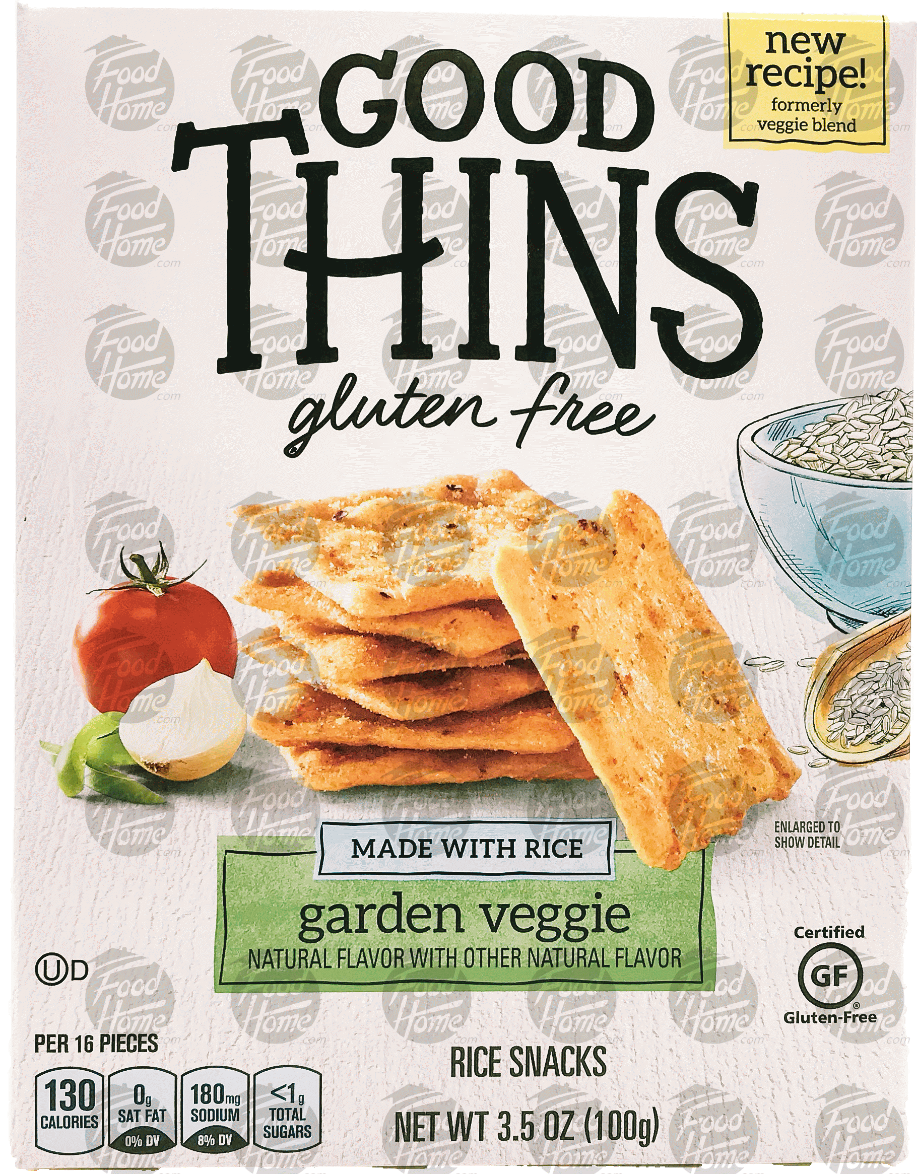 Good Thins  garden veggie rice snacks, gluten free Full-Size Picture